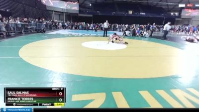 61 lbs Champ. Round 1 - Frankie Torres, Moses Lake Wrestling Club vs Saul Salinas, Tri-Town Bullyz Wrestling