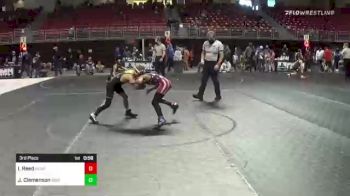 73 lbs 3rd Place - Isiah Reed, Nebraska Wr Ac vs Jack Clemenson, Bison WC