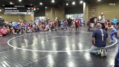 50 lbs Round 3 (6 Team) - BRONNER RAPE, Fight Club vs Benjamin Foster, NC National Team White