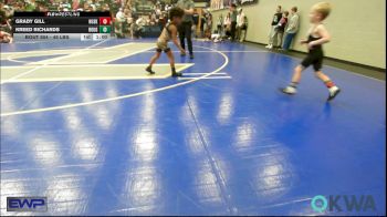 49 lbs Quarterfinal - Grady Gill, Husky WC vs Kreed Richards, Rough Riders
