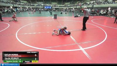 50 lbs Cons. Round 2 - Gatlin Morris, Parkview Youth Wrestling vs Talon Spurley, Lancaster Wrestling Club