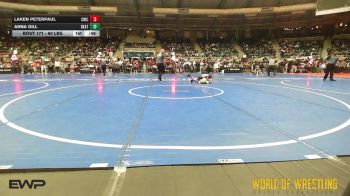 60 lbs Consi Of 8 #2 - Laken Peterpaul, Chickasha Wrestling vs Anna Gill, Beatrice Wrestling Club