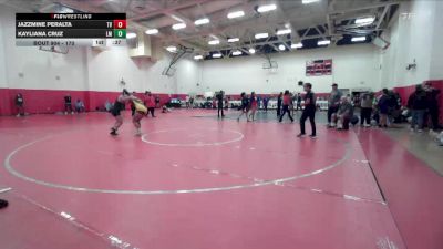 170 lbs Cons. Round 3 - Jazzmine Peralta, Temecula Valley vs Kayliana Cruz, La Mirada