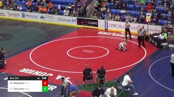 89 lbs Round Of 32 - Dane McMillon, Peters Twp. vs Tyden Shuman, Berks Catholic