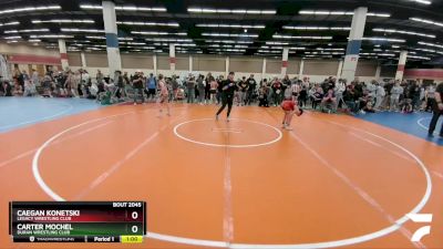 88 lbs Quarterfinal - Caegan Konetski, Legacy Wrestling Club vs Carter Mochel, Duran Wrestling Club