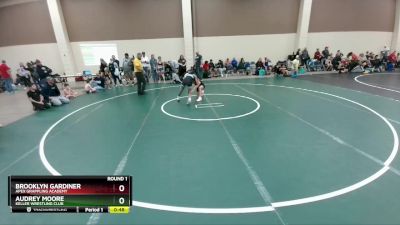 101-103 lbs Round 1 - Brooklyn Gardiner, Apex Grappling Academy vs Audrey Moore, Keller Wrestling Club