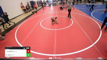 52 lbs Rr Rnd 3 - Trey England, Locust Grove Youth Wrestling vs Nelijah Davis, Claremore Wrestling Club