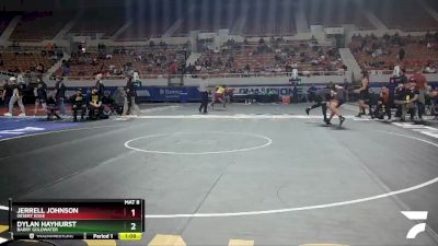 D2-165 lbs Quarterfinal - Dylan Hayhurst, Barry Goldwater vs Jerrell Johnson, Desert Edge