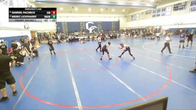 144 lbs Champ. Round 2 - Gabriel Pacheco, El Centro Wolfpack vs Merec Lichthardt, Santa Monica High School Wrest
