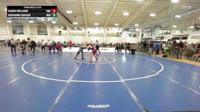 188 lbs Quarterfinal - Aiden McLaine, Tewksbury vs Giovanni Quiles, Iron Faith WC