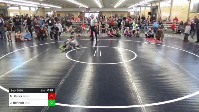 M 58 lbs Consi Of 8 #2 - Maddox Kulick, Mount Carmel vs Josiah Bennett, Endicott