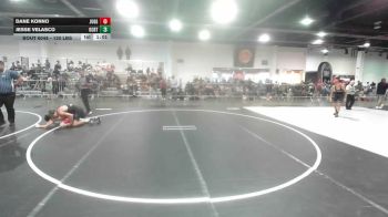 120 lbs Round Of 16 - Dane Konno, Juggernaut WC vs Jesse Velasco, Ocrtc