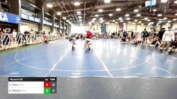 106 lbs Round Of 32 - Xavier Diaz, Iron Horse Wrestling Club vs Anthony Mason, Triumph Elite