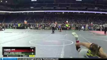 D1-152 lbs Cons. Round 2 - Erich James Harvey, Grand Rapids Forest Hills Northern vs Gabriel Gipe, Clarkston