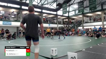 160-167 lbs Champ. Round 1 - Noah DeMarco, Oswego Wrestling Club vs Marquis Deloach, Unattached