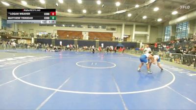 157 lbs Cons. Round 4 - Logan Weaver, Merchant Marine vs Matthew Trinidad, Merchant Marine