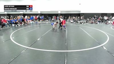 120 lbs Luke Myhan, Tennessee Freestyle vs Royce Wetzler, Virginia Freestyle
