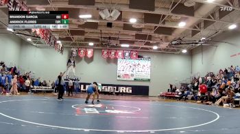 138 lbs 2nd Wrestleback (8 Team) - Brandon Garcia, Oxford High School vs Andrick Flores, Tupelo