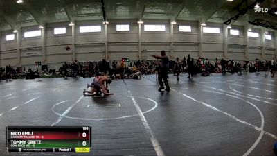 106 lbs Round 4 (6 Team) - Nico Emili, Garnett Trained TS vs Tommy Gretz, Cow Rock WC