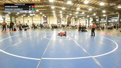 90 lbs Consolation - Ayden Delgado, NY vs Marcarlo Mannello, NY