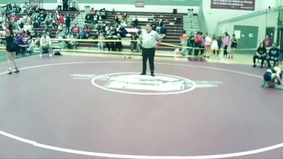 110 lbs Champ. Round 1 - Adalyne Montiel, Toppenish (Girls) vs Felicity Fernandez, Selah (Girls)