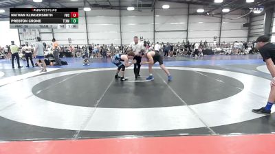 152 lbs Rr Rnd 2 - Nathan Klingensmith, Freakztyle Elite - HSB vs Preston Crone, Team Dark Horse Black - HSB