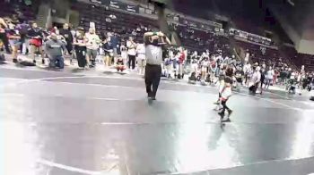 50 lbs Round 1 (4 Team) - Berlynn Jarman, Thorobred WC vs Aaliyah Guiterrez, CO All Star