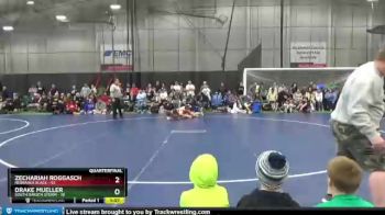 152 lbs Quarterfinals (8 Team) - Zechariah Roggasch, Nebraska Black vs Drake Mueller, South Dakota Storm