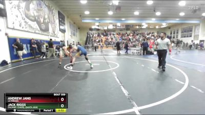 175 lbs Cons. Round 2 - Jack Riggs, Calvary Chapel (Santa Ana) vs Andrew Jang, La Mirada