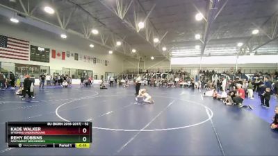 52 lbs Semifinal - Kade Walker, Wyoming Underground vs Remy Robbins, Southwest Wolverines