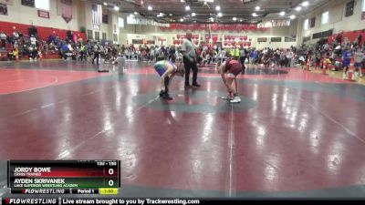 130 lbs Round 5 - Ayden Skrivanek, Lake Superior Wrestling Academ vs Jordy Bowe, Crass Trained