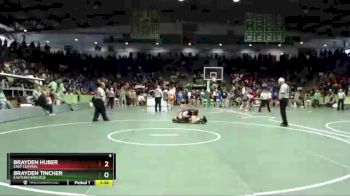 170 lbs Champ. Round 1 - Brayden Tincher, Eastern Hancock vs Brayden Huber, East Central