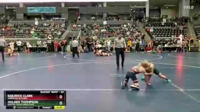 65 lbs Cons. Round 1 - Kaejrick Clark, American Outlaws vs Holden Thompson, Gretna Youth Wrestling