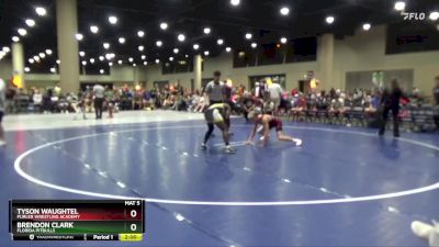 120 lbs 1st Place Match - Tyson Waughtel, Purler Wrestling Academy vs Brendon Clark, Florida Pitbulls