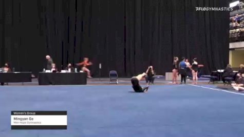 Mingyan Ge - Women's Group, Mini-Hops Gymnastics - 2021 Women's Xcel Region 4 Championships