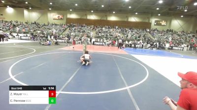 57 lbs Rr Rnd 5 - Zackary Mayer, Fallon Outlaws WC vs Cameron Penrose, Bozeman WC