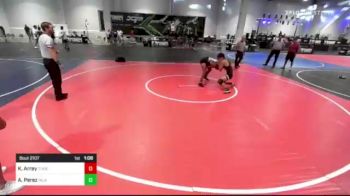 126 lbs 3rd Place - Kristofer Arrey, Threshold WC vs Ashawn Perez, Inland Elite