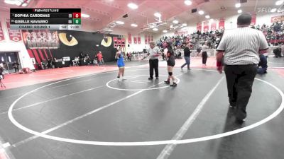 135 lbs Champ. Round 1 - Sophia Cardenas, Eleanor Roosevelt vs Giselle Navarro, Bishop Amat