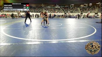 85 lbs Consi Of 16 #2 - Cole Latta, Texas Elite Wrestling vs Ryker Peck, Standfast