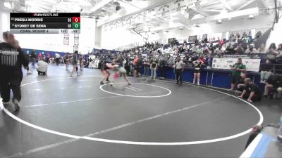 125 lbs Cons. Round 4 - Sydney De Sena, Capistrano Valley vs Presli Morris, San Clemente