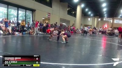 140 lbs Semis (4 Team) - McKenzie Grove, TN AAU- Chaos vs Ava O Shield, AR-15