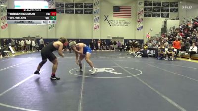 215 lbs Quarterfinal - Holden Heideman, Linn-Mar vs Wil Welbes, Wahlert, Dubuque