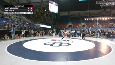 125 lbs Cons. Rd Of 64 - Lacey Middleton, KS vs Izzie Evitch, WI