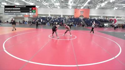 184 lbs Champ. Round 1 - Charlie Rossner, St. John Fisher vs Dylan Hasenohrl, John Carroll