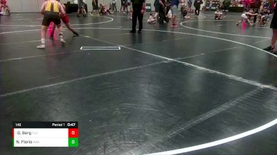 149 lbs Round 1 - Grayson Berg, Florida vs Nicholas Florio, ATT/Mocco Wrestling Academy