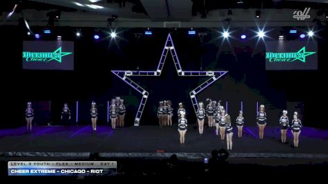Cheer Extreme - Chicago - RIOT [2025 L3 Youth - Flex - Medium Day 1] 2025 Nation's Choice Grand Nationals
