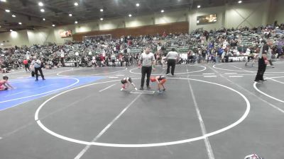 43 lbs Semifinal - JayDean Nelson, Buckaroo WC vs Leonardo Serna, Team Coalinga