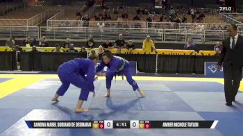 Amber Nichole Taylor vs Sandra Mabel Soriano De Desmarai 2025 Pan Jiu Jitsu IBJJF Championship