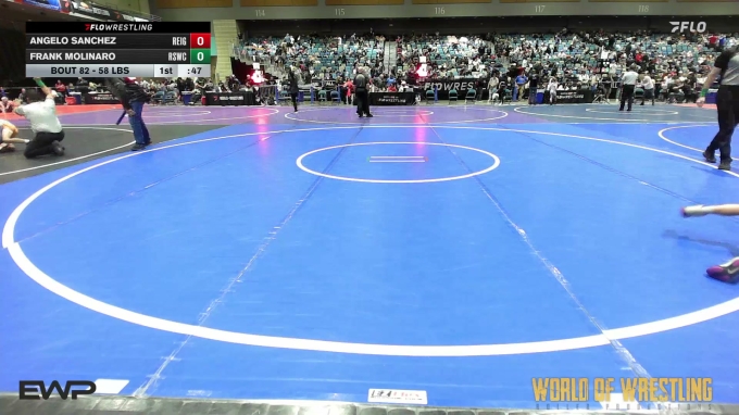 58 lbs Consi Of 4 - Angelo Sanchez, Reign Wrestling Club vs Frank ...