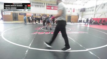 190 lbs Cons. Round 5 - Reyna Jimenez, Dougherty Valley vs Bianca Barajas Moreno, Elisie Allen